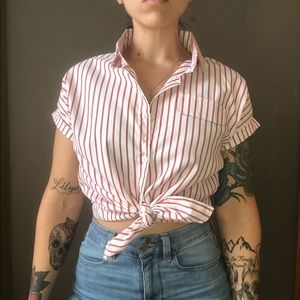 Fashion Nova  striped button down
